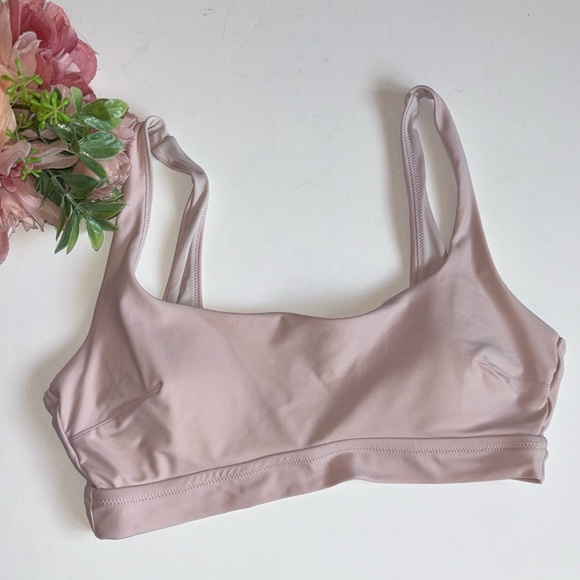 Aerie SCOOP Bra large Pale pink ARRIE SCOOP BIKINI TOP LARGE AERIE SWIM - Picture 1 of 14